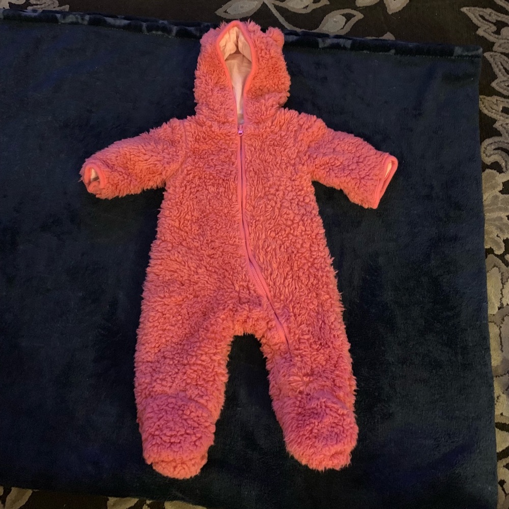 Fluffy warm winter onesie